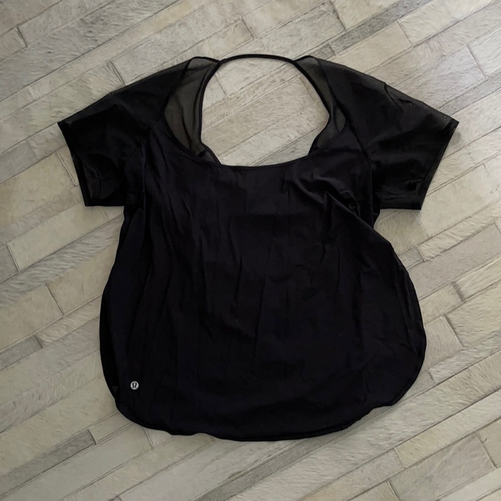 Sheer / Cut out Back Lulu Tee